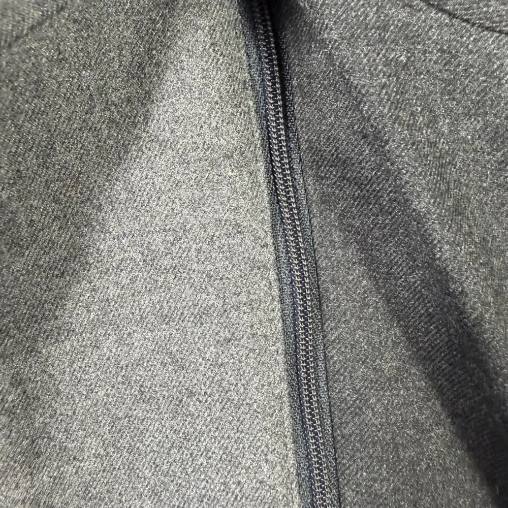 Murano‎ Slim Fit Blazer Jacket Removable Zip Vest S Gray Quilted Hybrid Coat